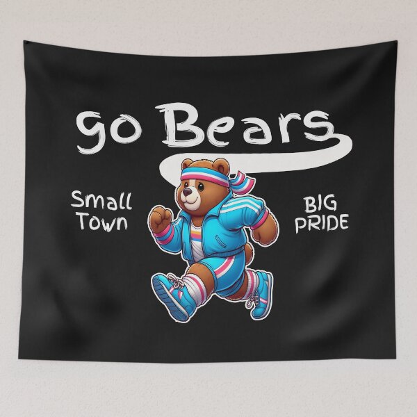 Item preview, Go Bears Cute Sports  designed and sold by TeddybearClub.