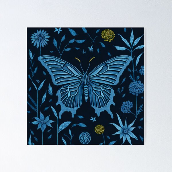 Artikelvorschau, 001 Schöner Schmetterling in einem Blumenfeld-Design entworfen und verkauft von Alexis Art Collection.