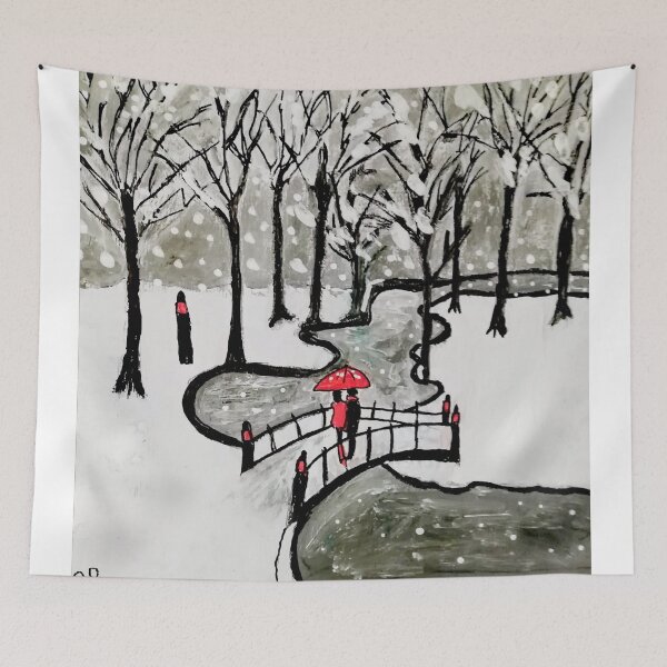 Item preview, lovers,under,the,snow designed and sold by Valeriartist.