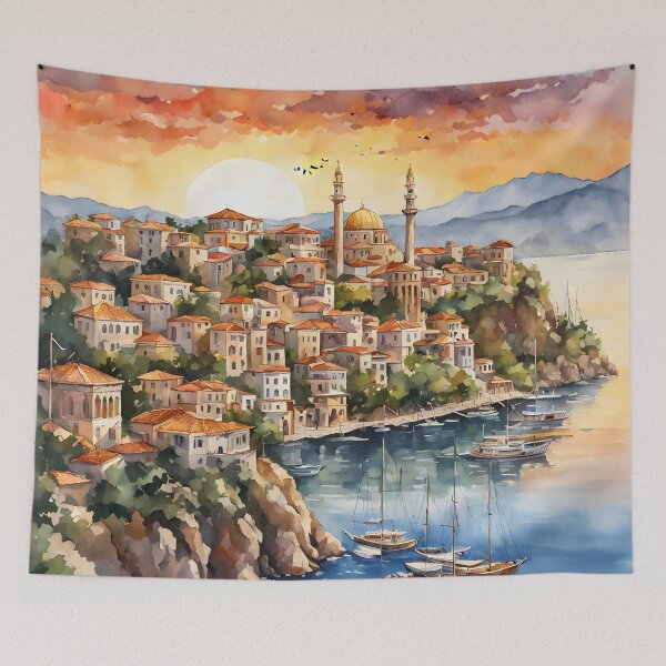 Item preview, Antalya Twilight: Turkish Sunset Harmony designed and sold by LSVart.