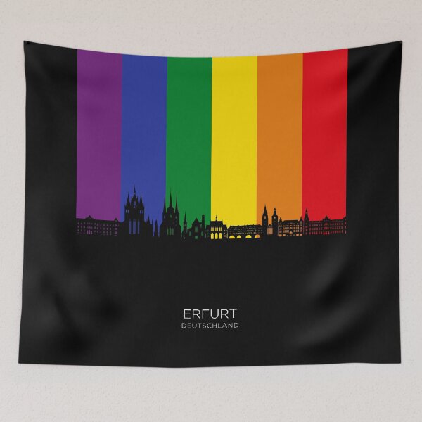Item preview, Erfurt Germany Skyline designed and sold by ArtPrints.