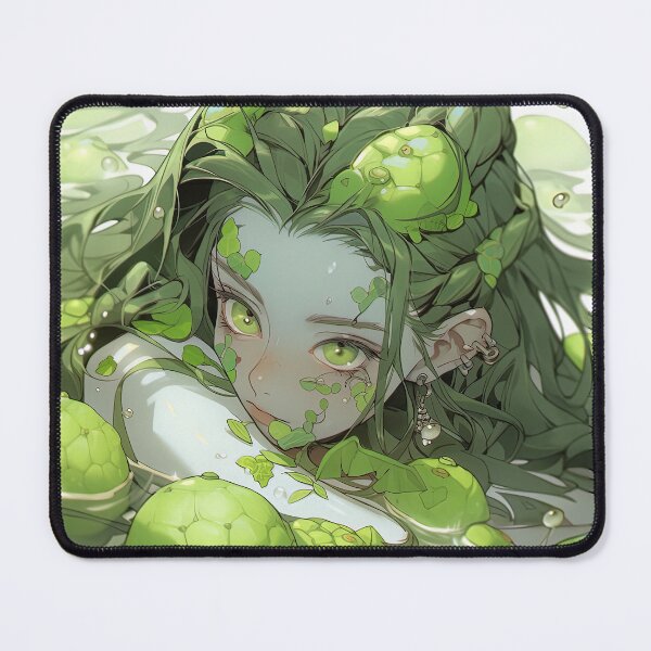 Item preview, Aquatic Green Elf Anime Girl designed and sold by bubblegoth.