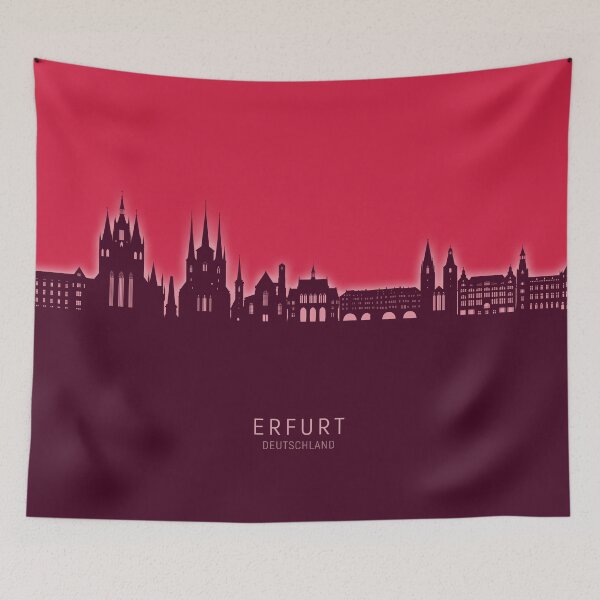 Item preview, Erfurt Germany Skyline designed and sold by ArtPrints.