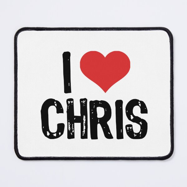 Item preview, I Love Chris designed and sold by The "I Love Everything" Shop.
