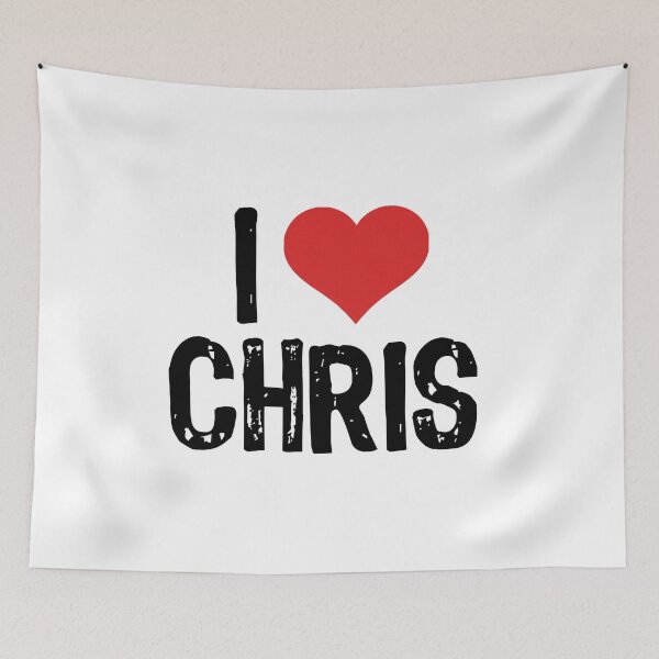 Item preview, I Love Chris designed and sold by The "I Love Everything" Shop.