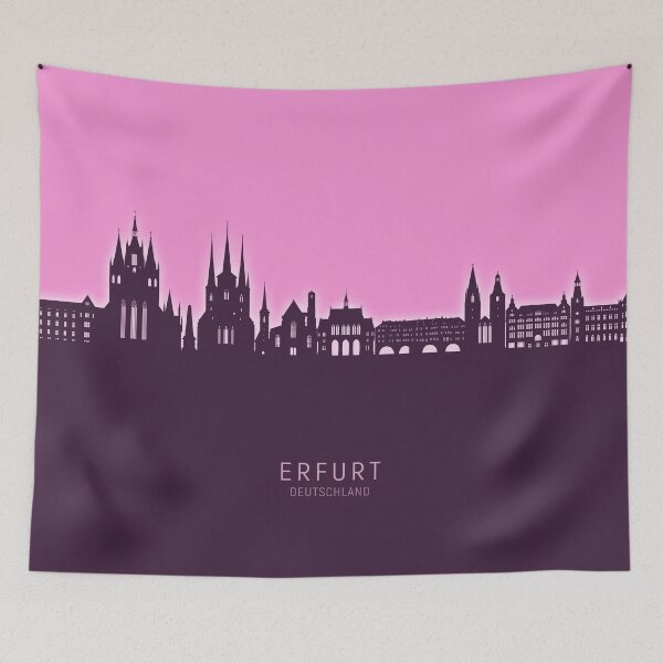 Item preview, Erfurt Germany Skyline designed and sold by ArtPrints.
