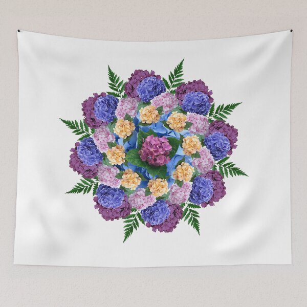 Item preview, Hydrangea flower mandala designed and sold by burenkaUA.
