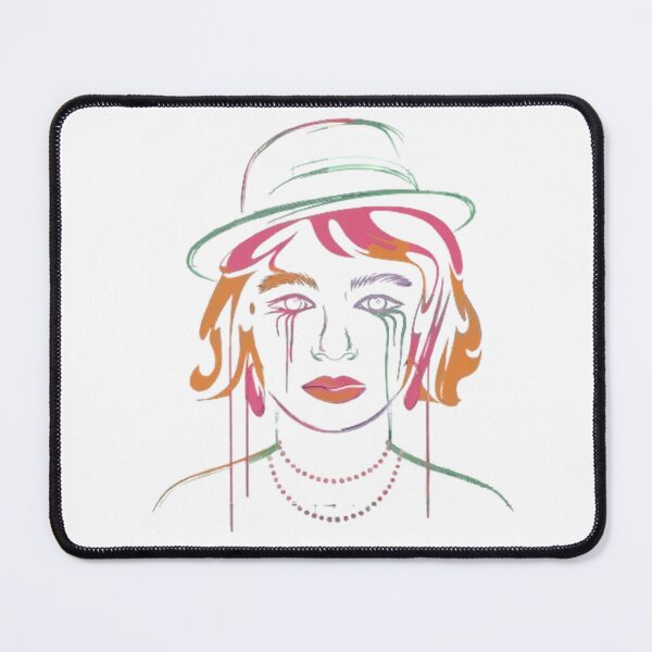 Item preview, Neon Gleam: A Modern Stylized Portrait designed and sold by SztylishDesigns.