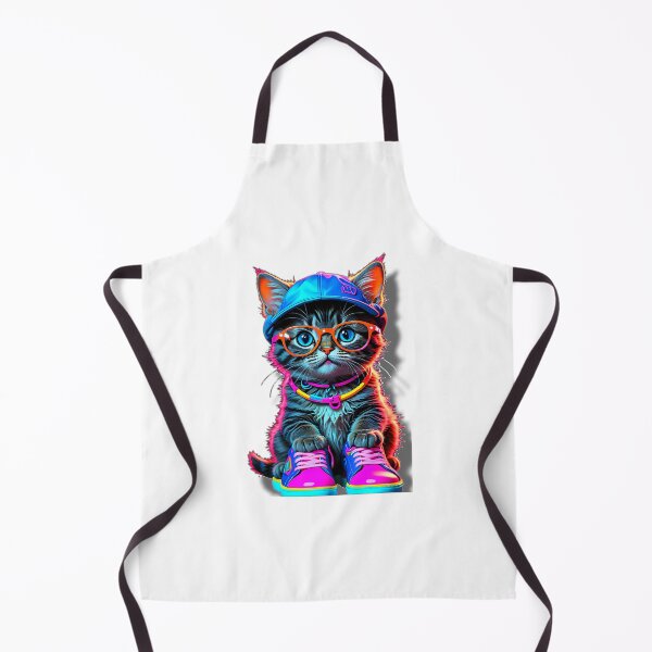 Item preview, Cute cat with glasses designed and sold by Dan9010.