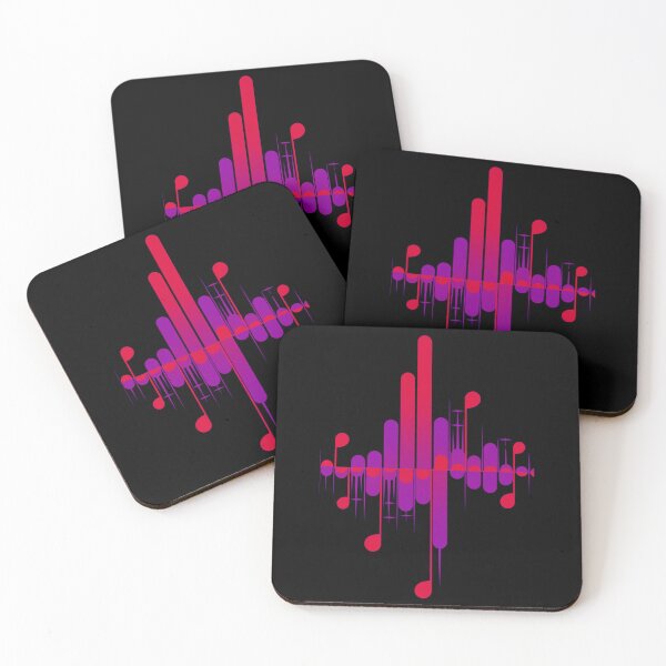 Item preview, Colorful Abstract Soundwave for Music Lovers designed and sold by DreamsArtwear.