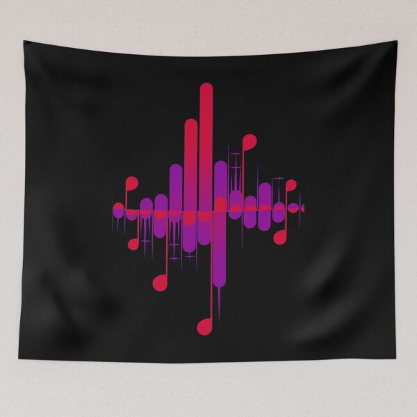 Item preview, Colorful Abstract Soundwave for Music Lovers designed and sold by DreamsArtwear.