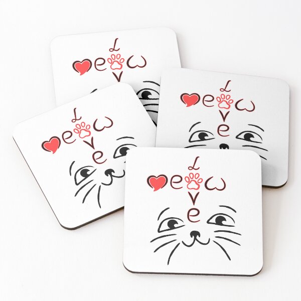 Item preview, LOVE FELINE MEAWWW designed and sold by stickersrafisa.