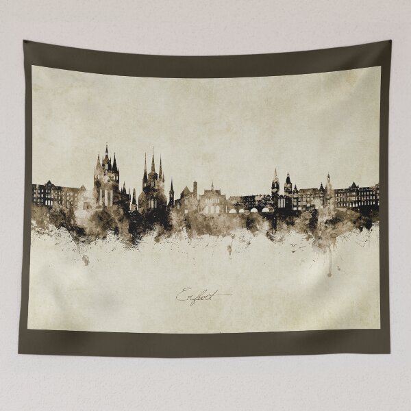 Item preview, Erfurt Germany Skyline designed and sold by ArtPrints.