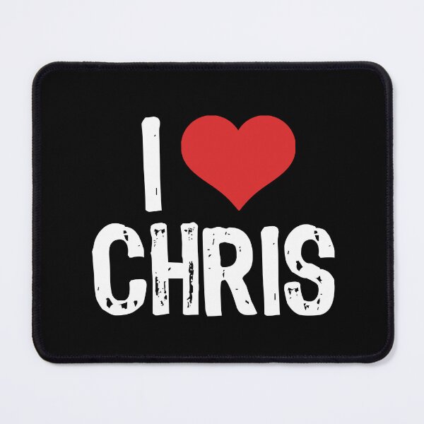 Item preview, I Love Chris designed and sold by The "I Love Everything" Shop.