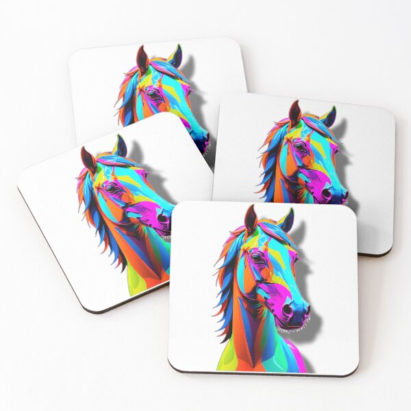 Item preview, Colorful horse head teen designed and sold by Dan9010.