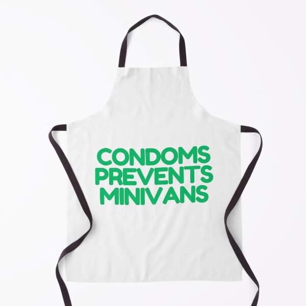 Item preview, Condoms Prevent Minivans  designed and sold by CharmStudio.
