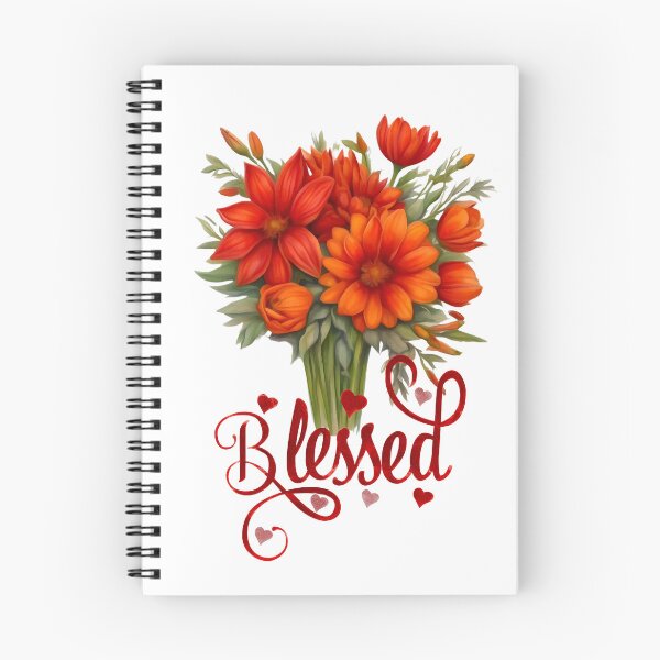 Item preview, Christian Inspired Floral Image Blessed designed and sold by Our Bible Journey.