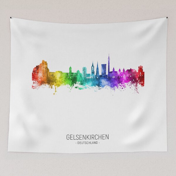 Item preview, Gelsenkirchen Germany Skyline designed and sold by ArtPrints.