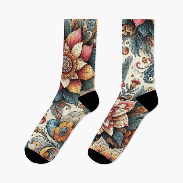 Artikelvorschau, Boho Bloom Bliss - Florales Muster - Potpourrie entworfen und verkauft von nature. electrified..