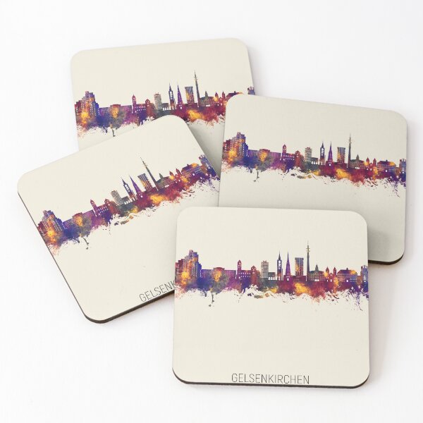 Item preview, Gelsenkirchen Germany Skyline designed and sold by ArtPrints.