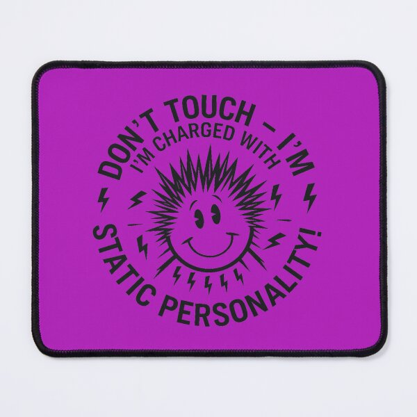 Item preview, don't touch Charged with Static Personality – Electric Humor designed and sold by bukajart.
