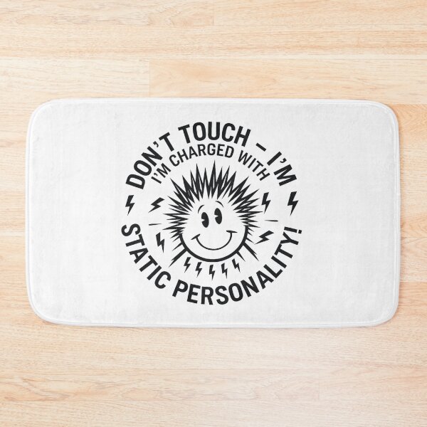 Item preview, don't touch Charged with Static Personality – Electric Humor designed and sold by bukajart.