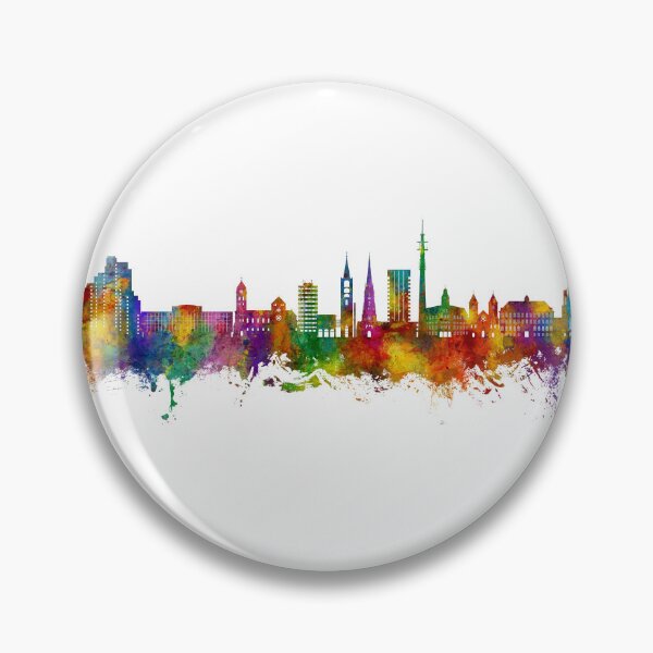 Item preview, Gelsenkirchen Germany Skyline designed and sold by ArtPrints.