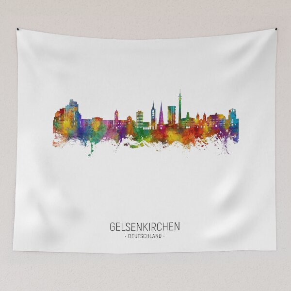 Item preview, Gelsenkirchen Germany Skyline designed and sold by ArtPrints.