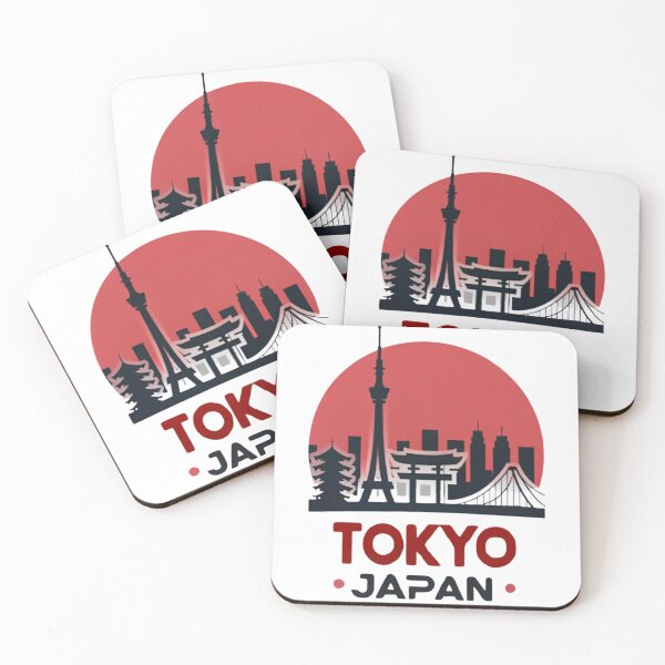Item preview, Tokyo, Japan Skyline | Modern Urban Design designed and sold by Colorful-Garden.