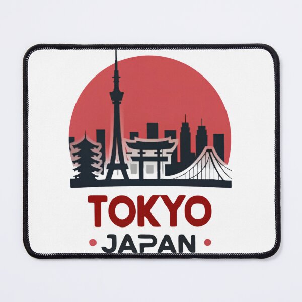 Item preview, Tokyo, Japan Skyline | Modern Urban Design designed and sold by Colorful-Garden.