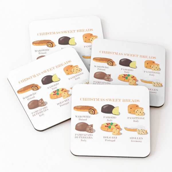 Item preview, Various Christmas sweet breads flat vector collection. designed and sold by Familyshmot.