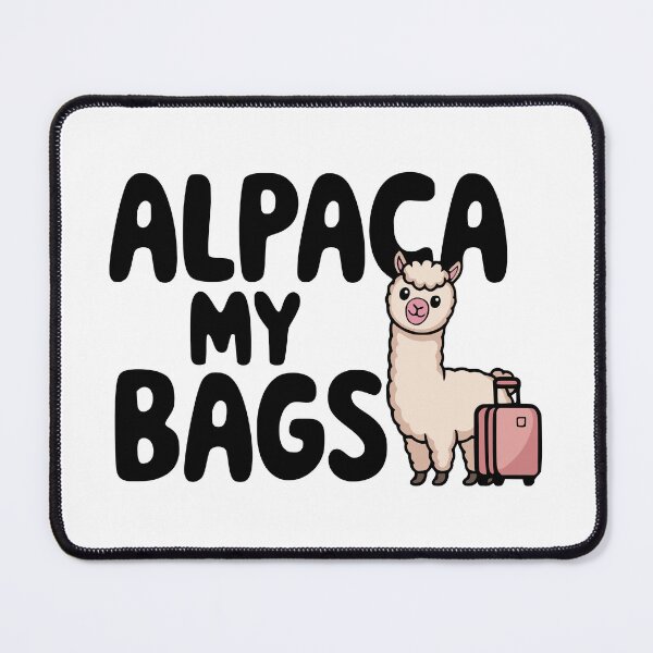 Item preview, Alpaca My Bags! Funny Alpaca Pun designed and sold by PMCreative.