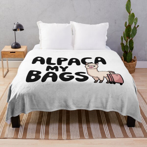 Item preview, Alpaca My Bags! Funny Alpaca Pun designed and sold by PMCreative.