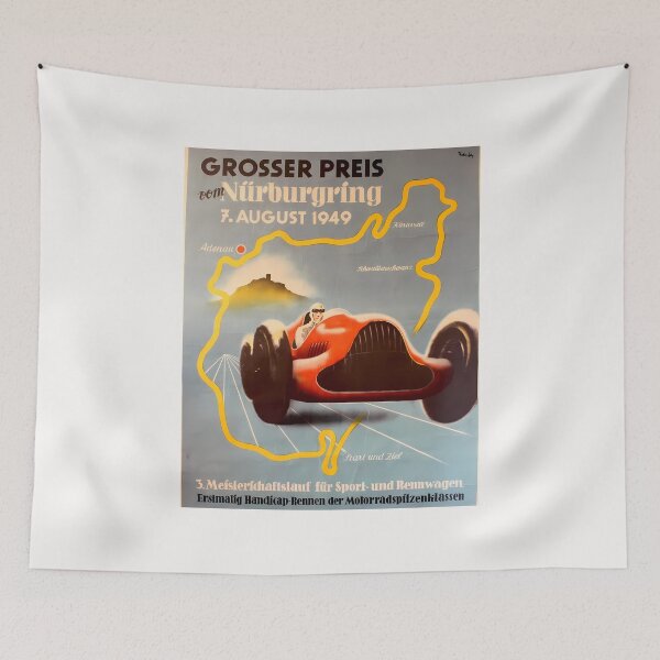 Item preview, A blast from the past Nurburgring 1949 designed and sold by Helios Be. Lavsh.