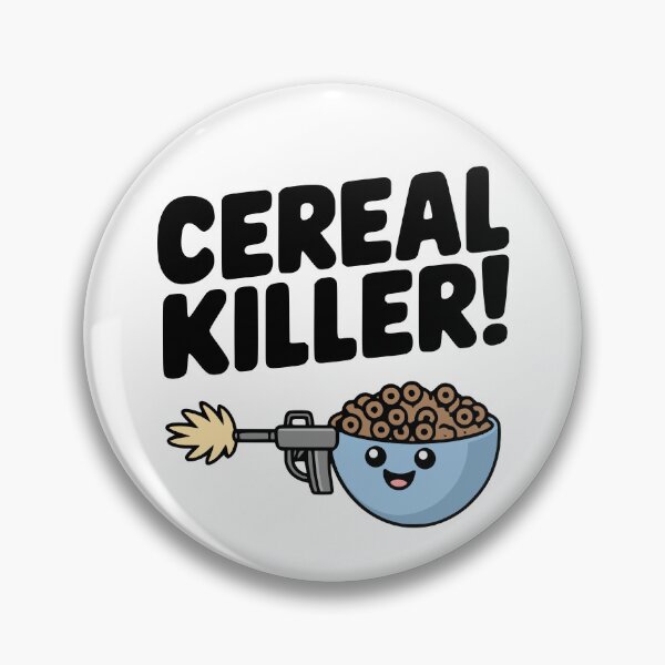 Item preview, Cereal Killer! Cute Cereal  Pun designed and sold by PMCreative.