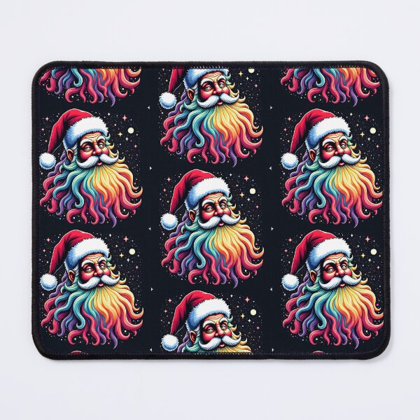 Item preview, Santa's Starlight Surprise: A heartwarming image of a happy Santa smiling, spreading joy and cheer for Christmas. designed and sold by Camel & Quirk.