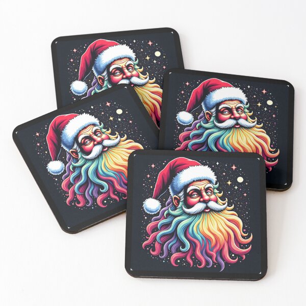 Item preview, Santa's Starlight Surprise: A heartwarming image of a happy Santa smiling, spreading joy and cheer for Christmas. designed and sold by Grang Art Artistic Designs.