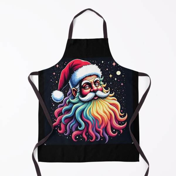 Item preview, Santa's Starlight Surprise: A heartwarming image of a happy Santa smiling, spreading joy and cheer for Christmas. designed and sold by Grang Art Artistic Designs.