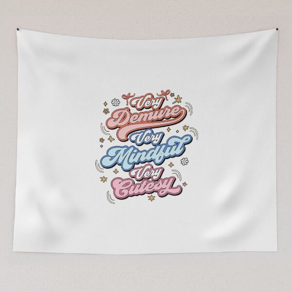 Item preview, Copy of Very demure very miondful, very cutsy, aesthetic design designed and sold by Dominika Farkašová.