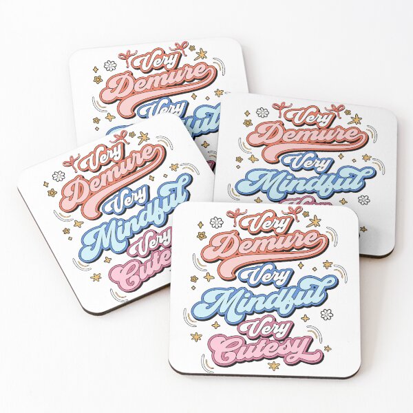 Item preview, Copy of Very demure very miondful, very cutsy, aesthetic design designed and sold by Dominika Farkašová.
