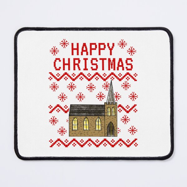 Item preview, Church Ugly Christmas, Vicar Minister Funny designed and sold by doodlerob.