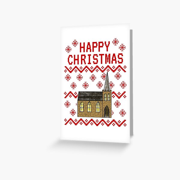 Artikel-Vorschau von Hässliches Weihnachten in der Kirche, lustiger Pfarrer, designt und verkauft von doodlerob.