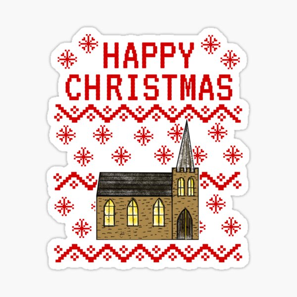 Artikel-Vorschau von Hässliches Weihnachten in der Kirche, lustiger Pfarrer, designt und verkauft von doodlerob.