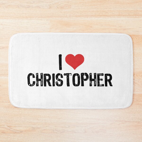 Item preview, I Love Christopher designed and sold by The "I Love Everything" Shop.