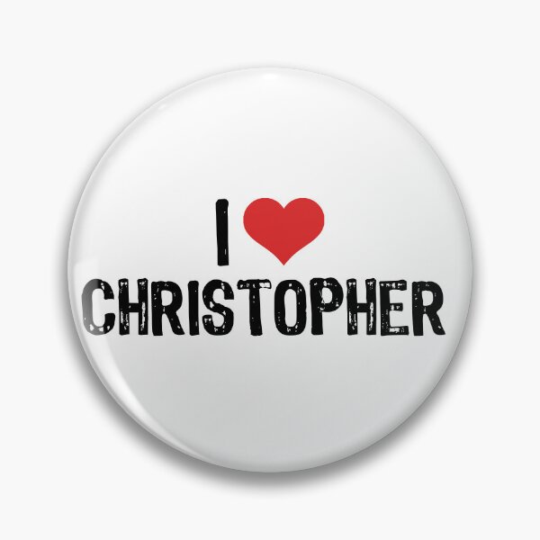 Item preview, I Love Christopher designed and sold by The "I Love Everything" Shop.