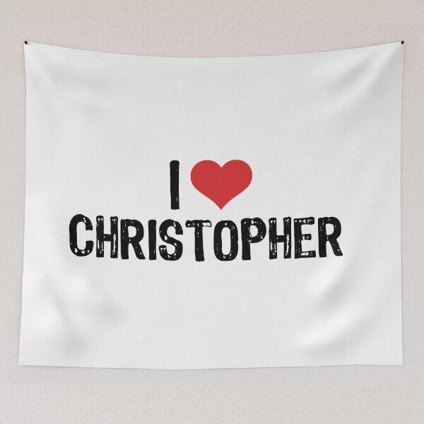 Item preview, I Love Christopher designed and sold by The "I Love Everything" Shop.