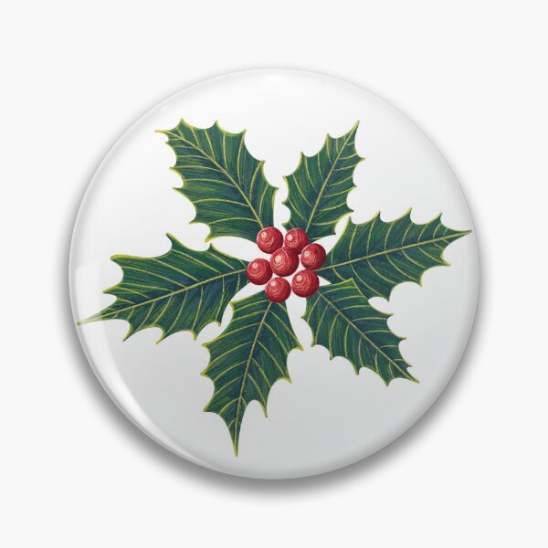 Item preview, Christmas holly and merry berries  designed and sold by Kaushlydraw.