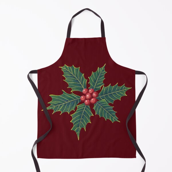Item preview, Christmas holly and merry berries designed and sold by Kaushlydraw.