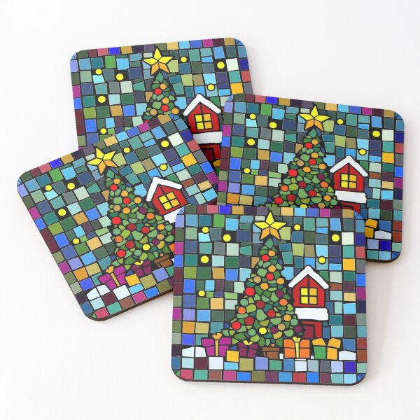 Item preview, Christmas mosaic designed and sold by GasconyPassion.