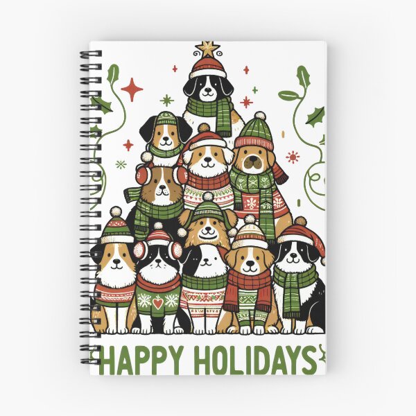 Item preview, Cozy Holiday Dogs in Ugly Christmas Sweaters designed and sold by lubushop1.